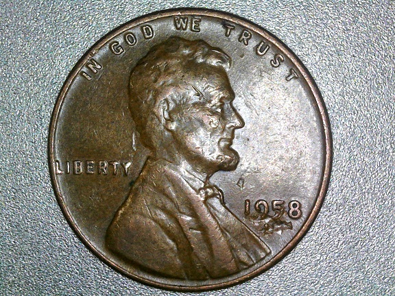 1958-D-LWC--Struck-Through-Error---Lamination-Error---Die-Chip-Error